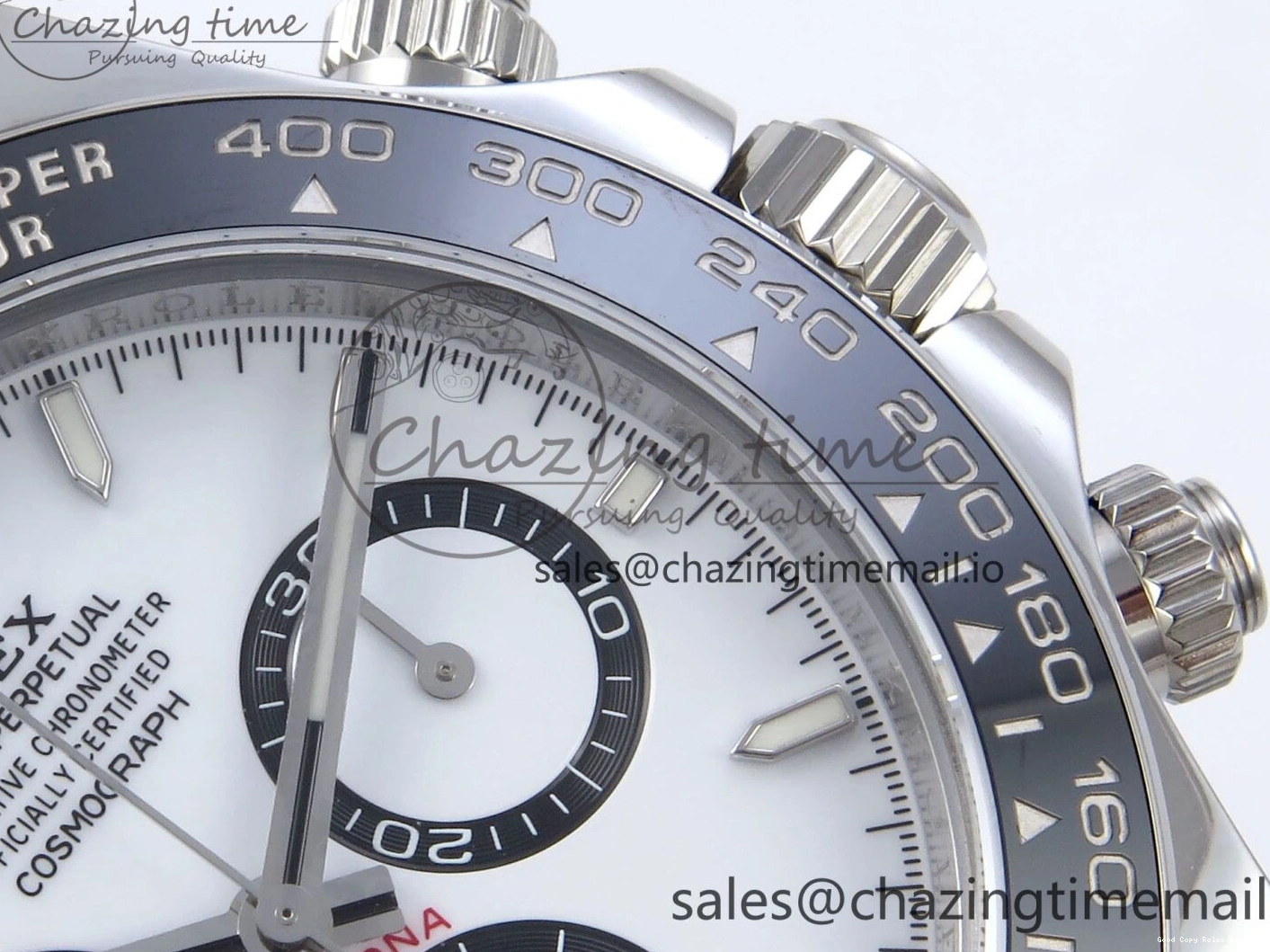 AAA Replica Watches SS White 126500 on SH Best 904L Edition 862 Daytona 1:1 Bracelet QF+ Steel Dial Reliable 1224